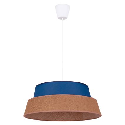 Duolla - Candeeiro suspenso GALAXY 1xE27/40W/230V diâmetro 50 cm azul