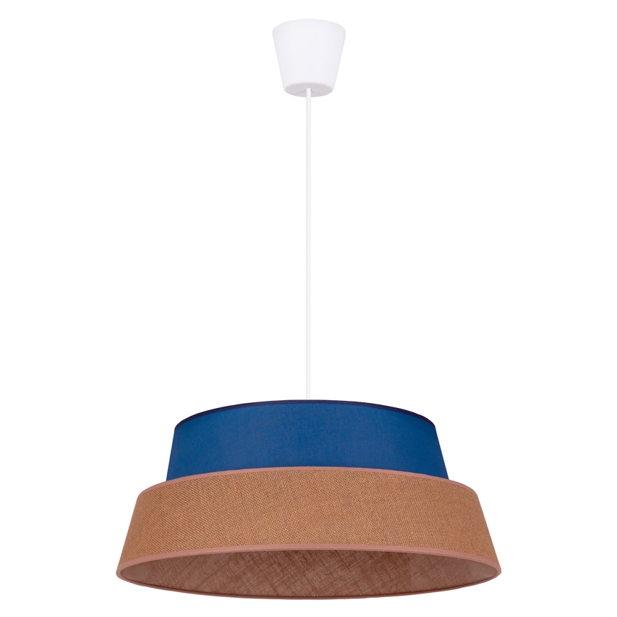 Duolla - Candeeiro suspenso GALAXY 1xE27/40W/230V diâmetro 50 cm azul