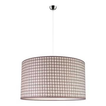 Duolla - Candeeiro suspenso KENT 1xE27/40W/230V diâmetro 45 cm cinzento