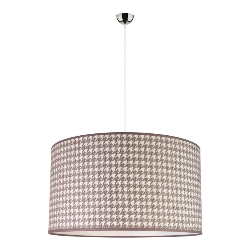 Duolla - Candeeiro suspenso KENT 1xE27/40W/230V diâmetro 45 cm cinzento