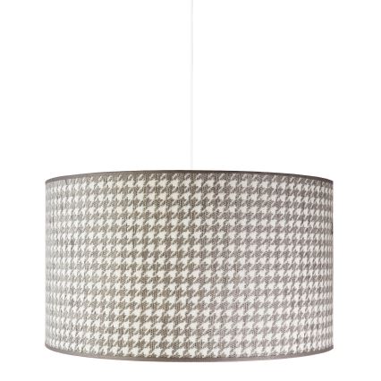 Duolla - Candeeiro suspenso KENT 1xE27/40W/230V diâmetro 45 cm cinzento