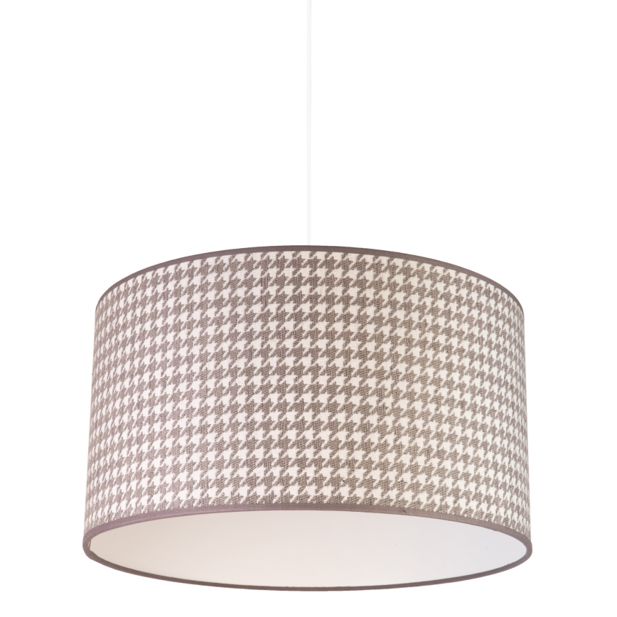Duolla - Candeeiro suspenso KENT 1xE27/40W/230V diâmetro 45 cm cinzento