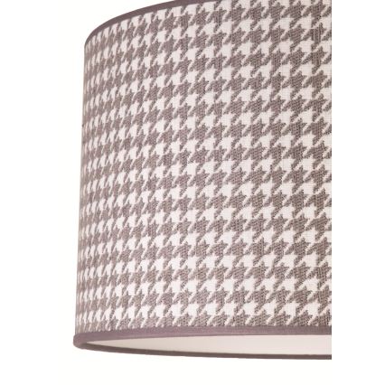 Duolla - Candeeiro suspenso KENT 1xE27/40W/230V diâmetro 45 cm cinzento