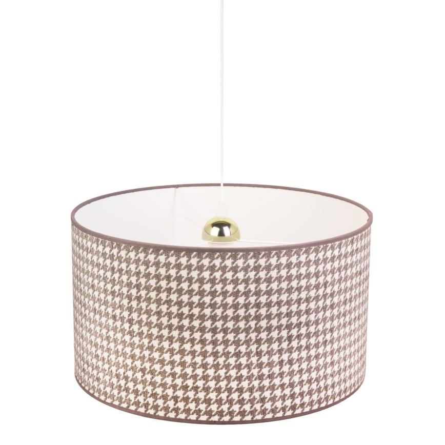 Duolla - Candeeiro suspenso KENT 1xE27/40W/230V diâmetro 45 cm cinzento