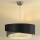 Duolla - Candeeiro suspenso KOBO 1xE27/15W/230V diâmetro 45 cm antracite/cinzento/branco