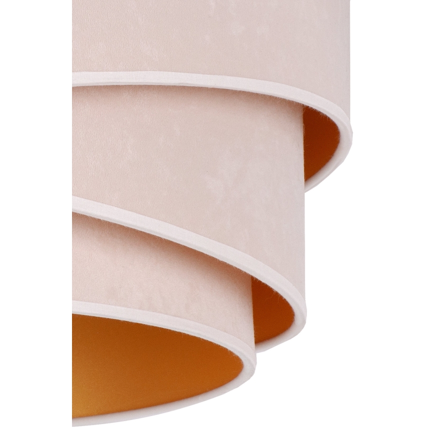 Duolla - Candeeiro suspenso KOBO 1xE27/15W/230V diâmetro 45 cm creme/dourado