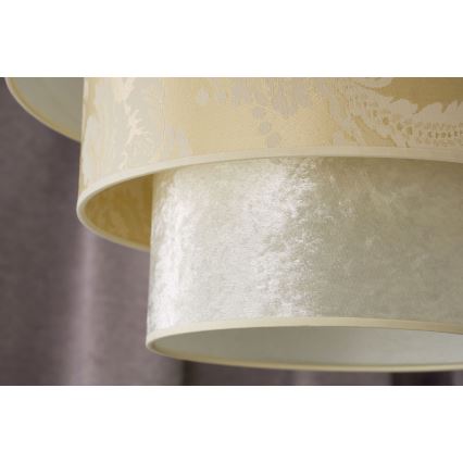 Duolla - Candeeiro suspenso LUNETA 1xE27/40W/230V diâmetro 45 cm creme