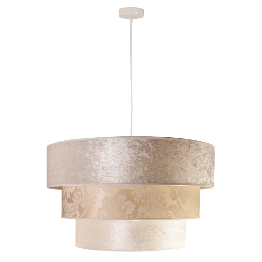 Duolla - Candeeiro suspenso LUNETA 1xE27/40W/230V diâmetro 45 cm creme