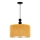Duolla - Candeeiro suspenso LYON 1xE27/15W/230V diâmetro 40 cm amarelo