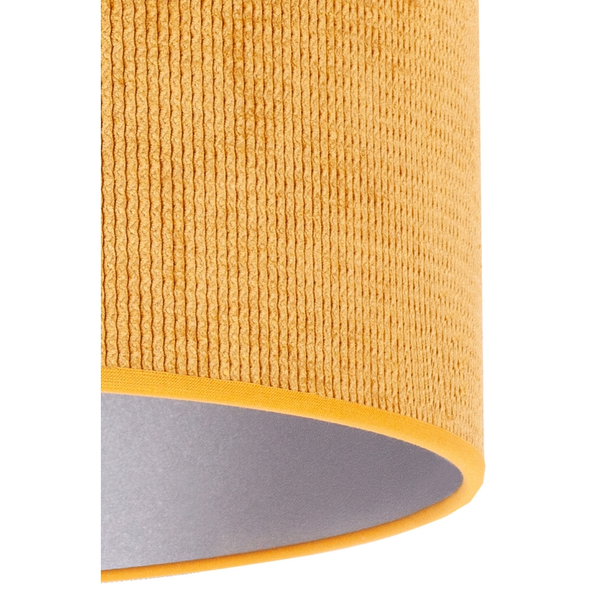 Duolla - Candeeiro suspenso LYON 1xE27/15W/230V diâmetro 40 cm amarelo