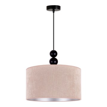 Duolla - Candeeiro suspenso LYON 1xE27/15W/230V diâmetro 40 cm bege