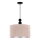 Duolla - Candeeiro suspenso LYON 1xE27/15W/230V diâmetro 40 cm bege