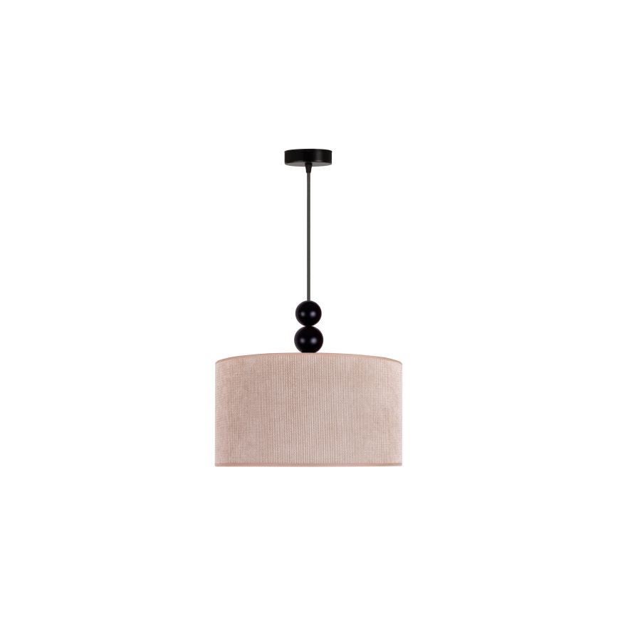 Duolla - Candeeiro suspenso LYON 1xE27/15W/230V diâmetro 40 cm bege