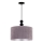 Duolla - Candeeiro suspenso LYON 1xE27/15W/230V diâmetro 40 cm cinzento