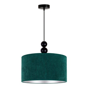 Duolla - Candeeiro suspenso LYON 1xE27/15W/230V diâmetro 40 cm verde
