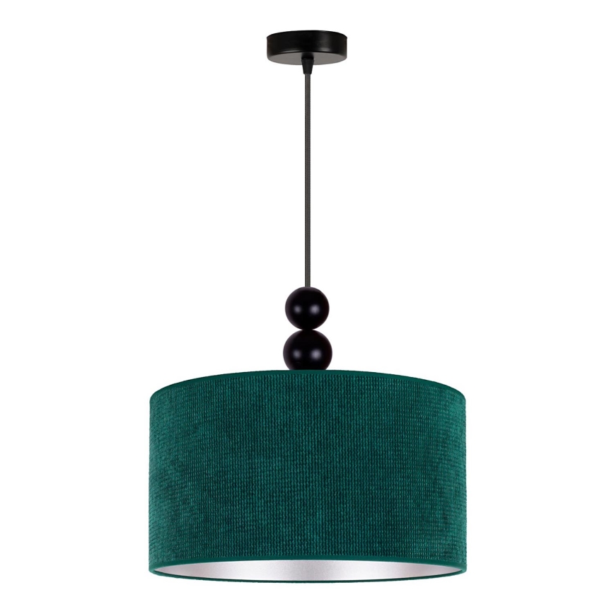Duolla - Candeeiro suspenso LYON 1xE27/15W/230V diâmetro 40 cm verde