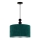 Duolla - Candeeiro suspenso LYON 1xE27/15W/230V diâmetro 40 cm verde