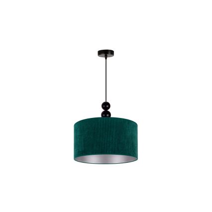 Duolla - Candeeiro suspenso LYON 1xE27/15W/230V diâmetro 40 cm verde