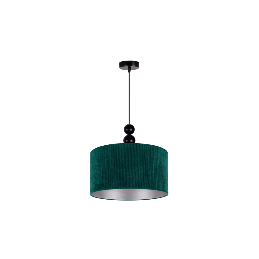 Duolla - Candeeiro suspenso LYON 1xE27/15W/230V diâmetro 40 cm verde