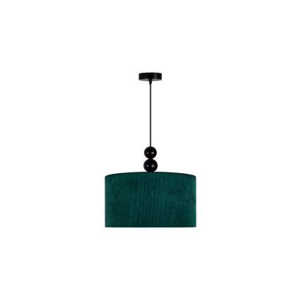 Duolla - Candeeiro suspenso LYON 1xE27/15W/230V diâmetro 40 cm verde