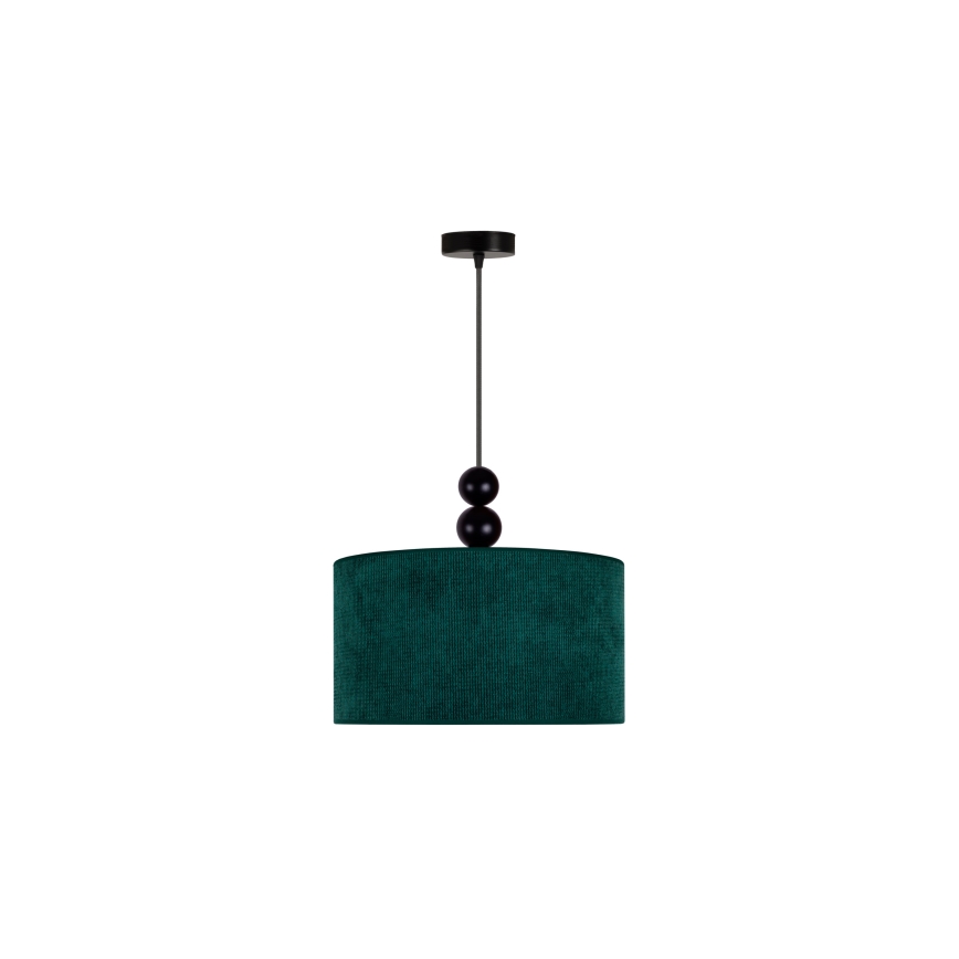 Duolla - Candeeiro suspenso LYON 1xE27/15W/230V diâmetro 40 cm verde