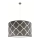 Duolla - Candeeiro suspenso MAROKO 1xE27/40W/230V diâmetro 45 cm cinzento/branco