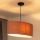Duolla - Candeeiro suspenso OVAL 1xE27/15W/230V rosa