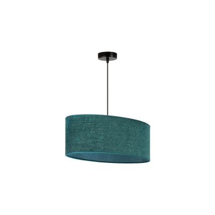 Duolla - Candeeiro suspenso OVAL 1xE27/15W/230V verde