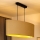 Duolla - Candeeiro suspenso OVAL VEGAN 2xE27/15W/230V creme