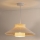 Duolla - Candeeiro suspenso RIO RATTAN 1xE27/15W/230V diâmetro 45 cm bege/vime