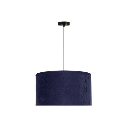 Duolla - Candeeiro suspenso ROLLER 1xE27/15W/230V diâmetro 40 cm azul/dourado