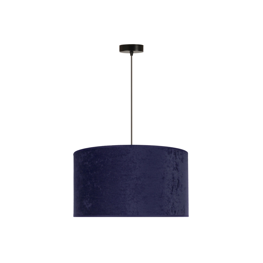 Duolla - Candeeiro suspenso ROLLER 1xE27/15W/230V diâmetro 40 cm azul/dourado
