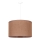 Duolla - Candeeiro suspenso ROLLER 1xE27/15W/230V diâmetro 40 cm castanho