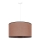 Duolla - Candeeiro suspenso ROLLER 1xE27/15W/230V diâmetro 40 cm castanho/preto