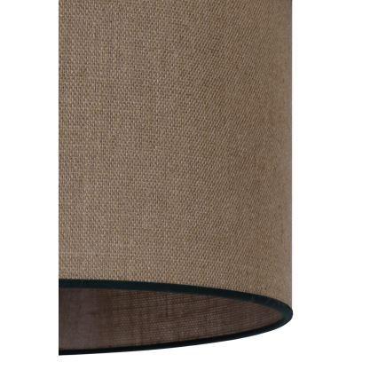 Duolla - Candeeiro suspenso ROLLER 1xE27/15W/230V diâmetro 40 cm castanho/preto