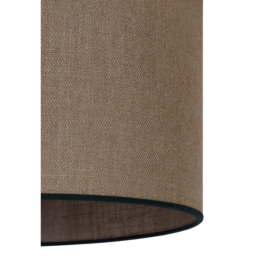 Duolla - Candeeiro suspenso ROLLER 1xE27/15W/230V diâmetro 40 cm castanho/preto