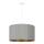 Duolla - Candeeiro suspenso ROLLER 1xE27/15W/230V iluminação diâmetro 40 cm verde/dourado