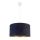 Duolla - Candeeiro suspenso ROLLER 1xE27/40W/230V diâmetro 40 cm azul