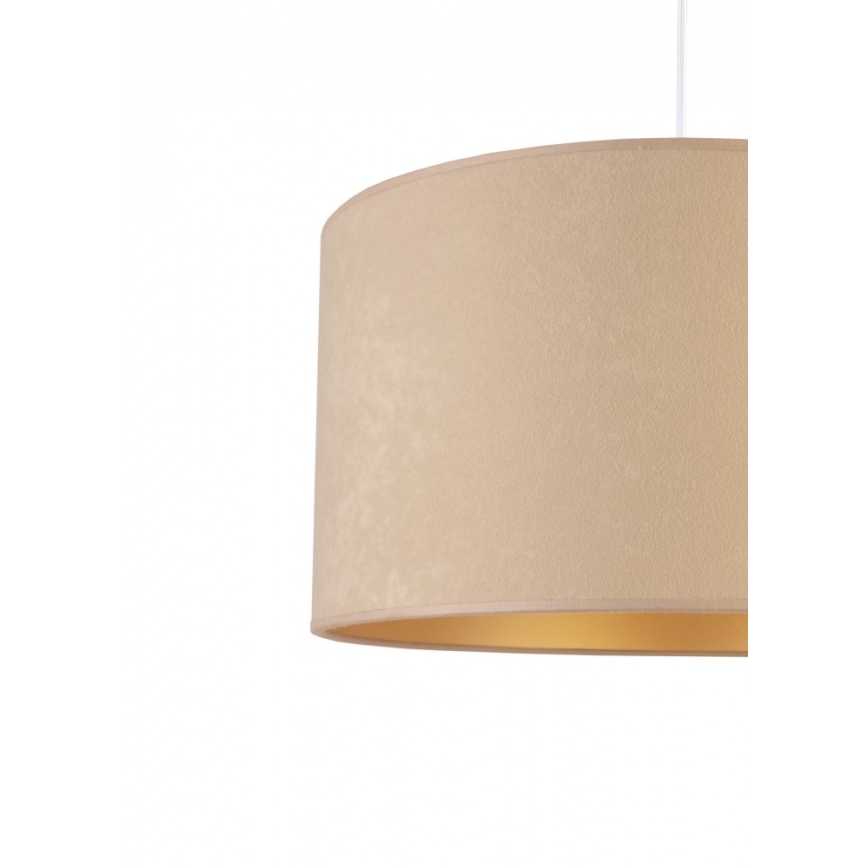 Duolla - Candeeiro suspenso ROLLER 1xE27/40W/230V diâmetro 40 cm bege