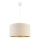 Duolla - Candeeiro suspenso ROLLER 1xE27/40W/230V diâmetro 40 cm creme