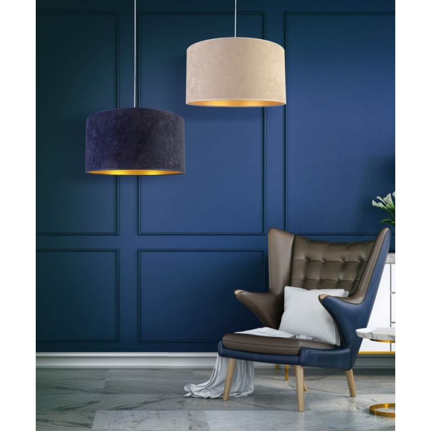Duolla - Candeeiro suspenso ROLLER 1xE27/40W/230V diâmetro 40 cm creme