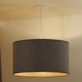Duolla - Candeeiro suspenso ROLLER ECO RECYCLING 1xE27/15W/230V diâmetro 45 cm castanho