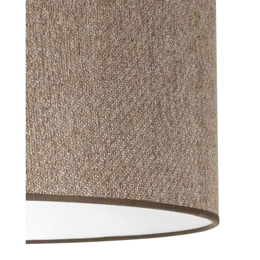 Duolla - Candeeiro suspenso ROLLER ECO RECYCLING 1xE27/15W/230V diâmetro 45 cm castanho