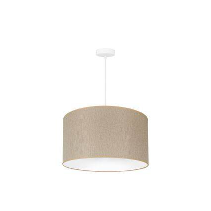 Duolla - Candeeiro suspenso ROLLER ECO RECYCLING 1xE27/15W/230V diâmetro 45 cm creme