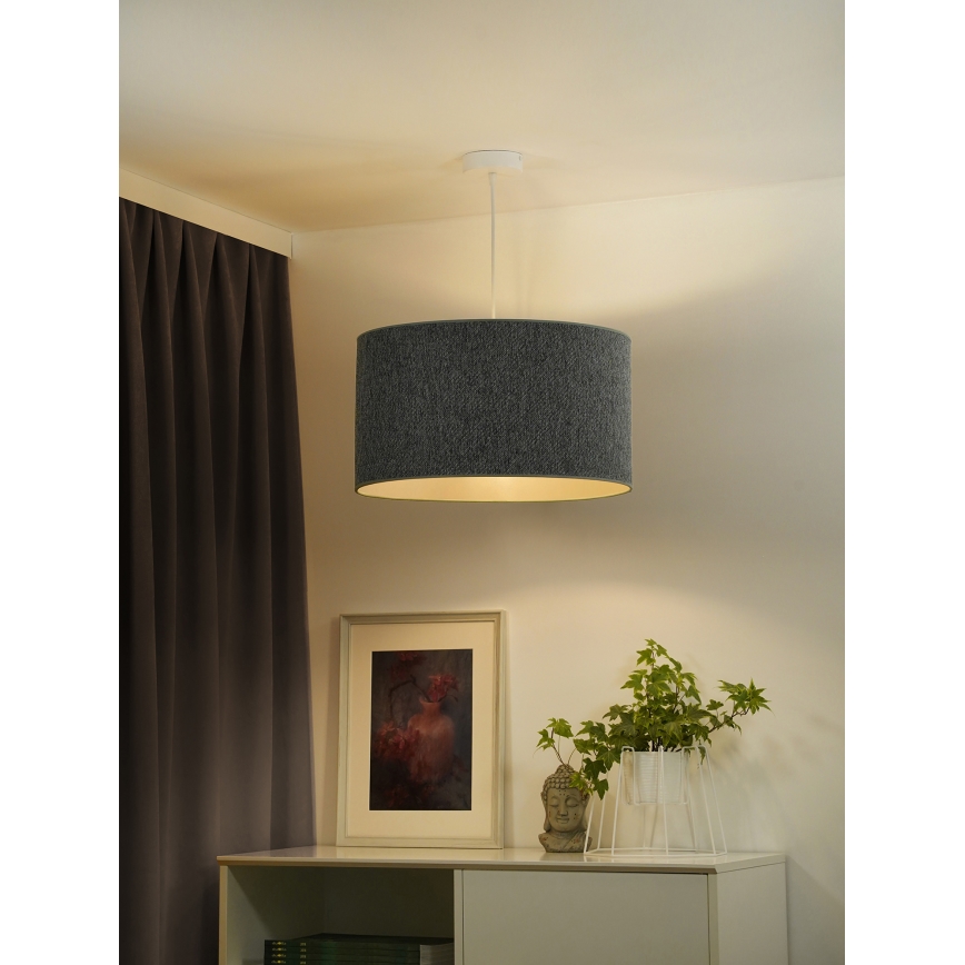 Duolla - Candeeiro suspenso ROLLER ECO RECYCLING 1xE27/15W/230V diâmetro 45 cm verde
