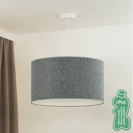 Duolla - Candeeiro suspenso ROLLER ECO RECYCLING 1xE27/15W/230V diâmetro 45 cm verde