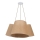 Duolla - Candeeiro suspenso ROSSA 3xE27/15W/230V diâmetro 75 cm castanho
