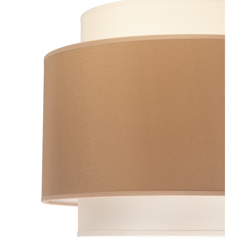 Duolla - Candeeiro suspenso SOHO 1xE27/40W/230V diâmetro 40 cm bege/creme