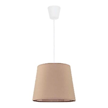 Duolla - Candeeiro suspenso SOLO 1xE27/40W/230V diâmetro 24 cm bege