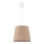 Duolla - Candeeiro suspenso SOLO 1xE27/40W/230V diâmetro 24 cm bege